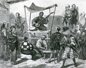 O cantor da Balada de Rua de Unbekannt Unbekannt